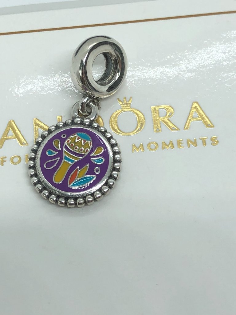 Pandora Maracas Spanish Latin Caribbean Fiesta Music Instrument Charm